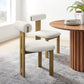Torian Boucle Fabric Dining Chair Set of 2 by Modway FredCo