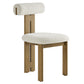 Torian Boucle Fabric Dining Chair Set of 2 by Modway FredCo