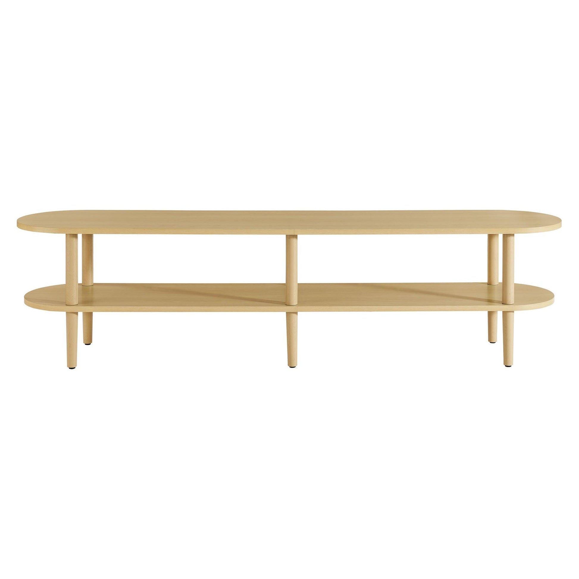 Torus Oval Wood TV Stand by Modway FredCo