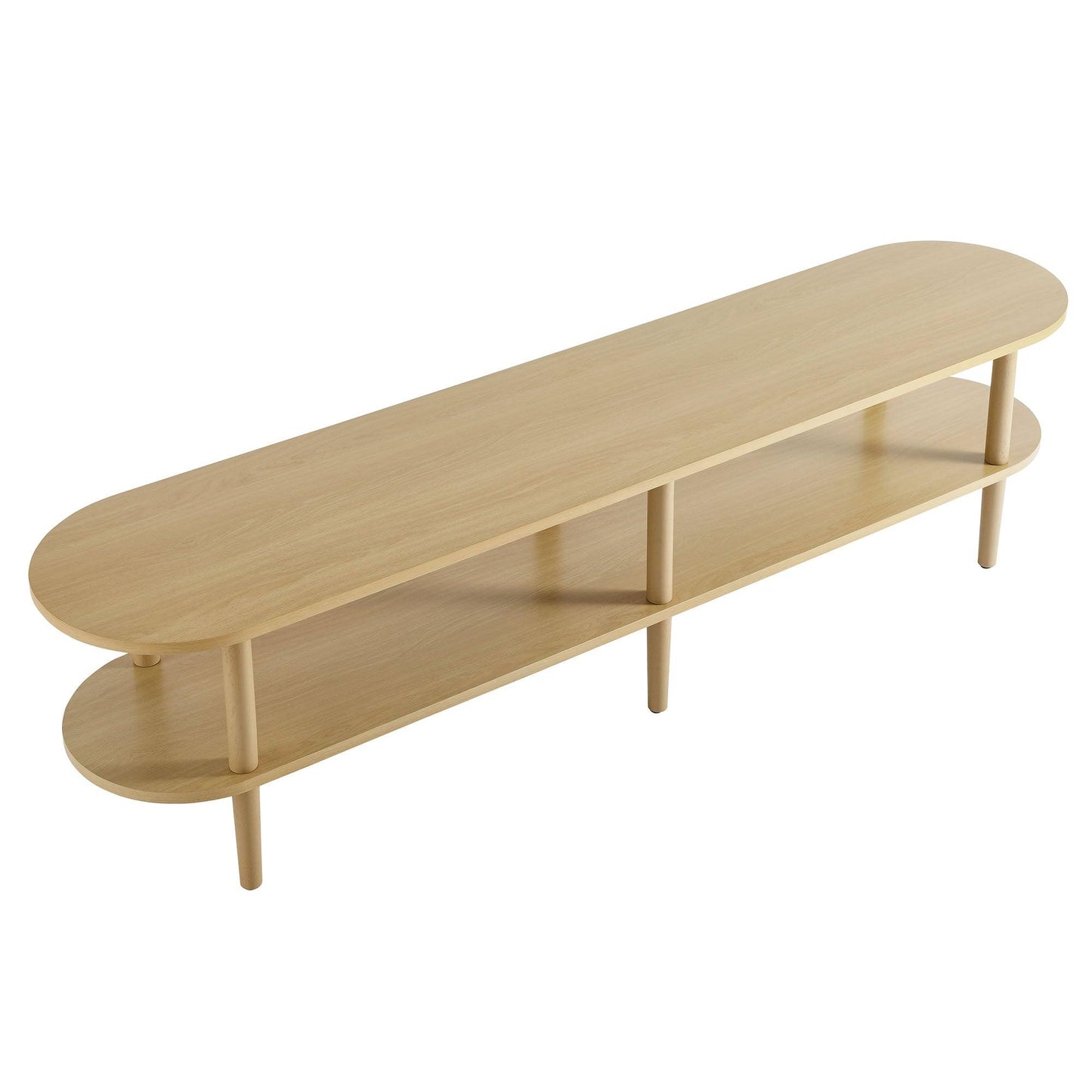 Torus Oval Wood TV Stand by Modway FredCo