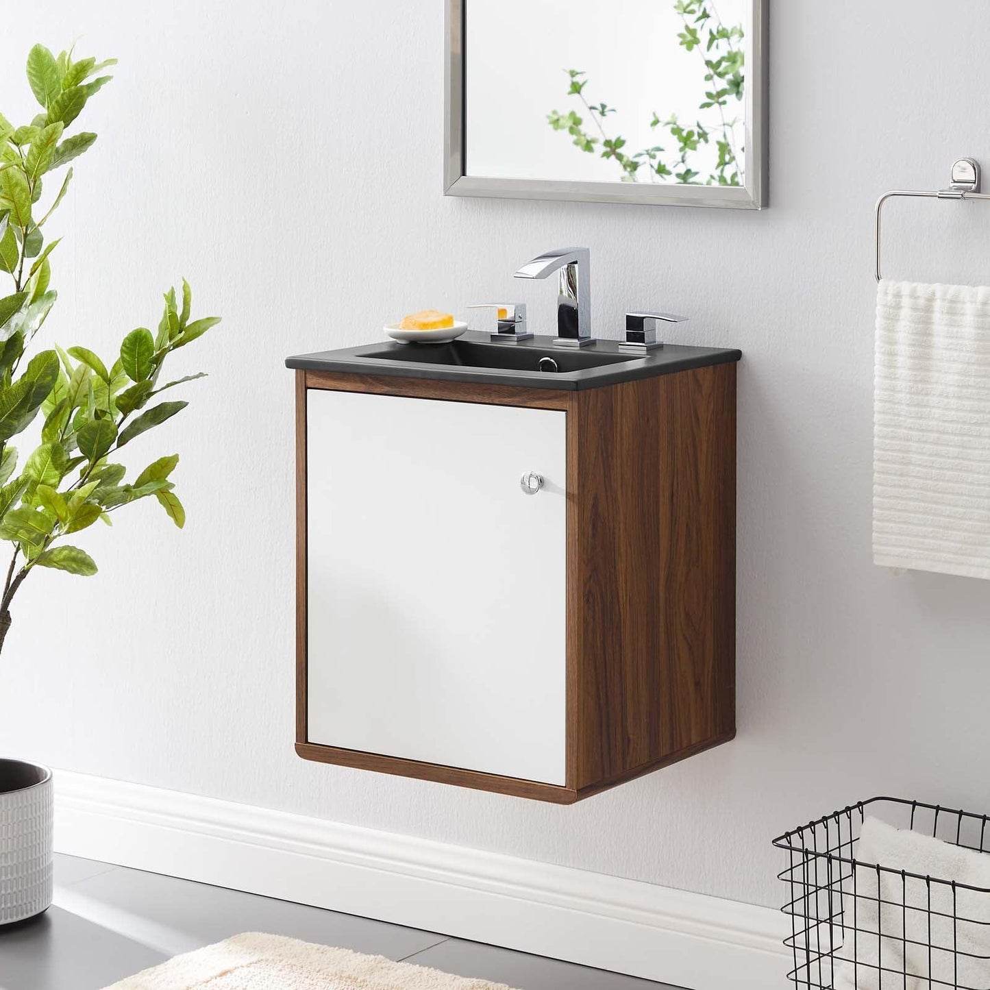 Transmit 18" Wall-Mount Bathroom Vanity, EEI-5388 FredCo