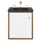 Transmit 18" Wall-Mount Bathroom Vanity, EEI-5388 FredCo