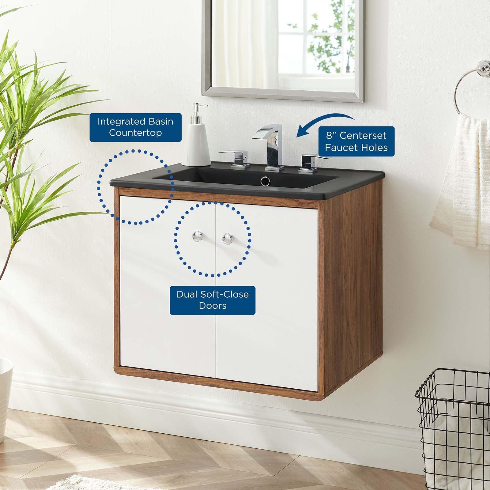 Transmit 24" Wall-Mount Bathroom Vanity, EEI-5362 FredCo