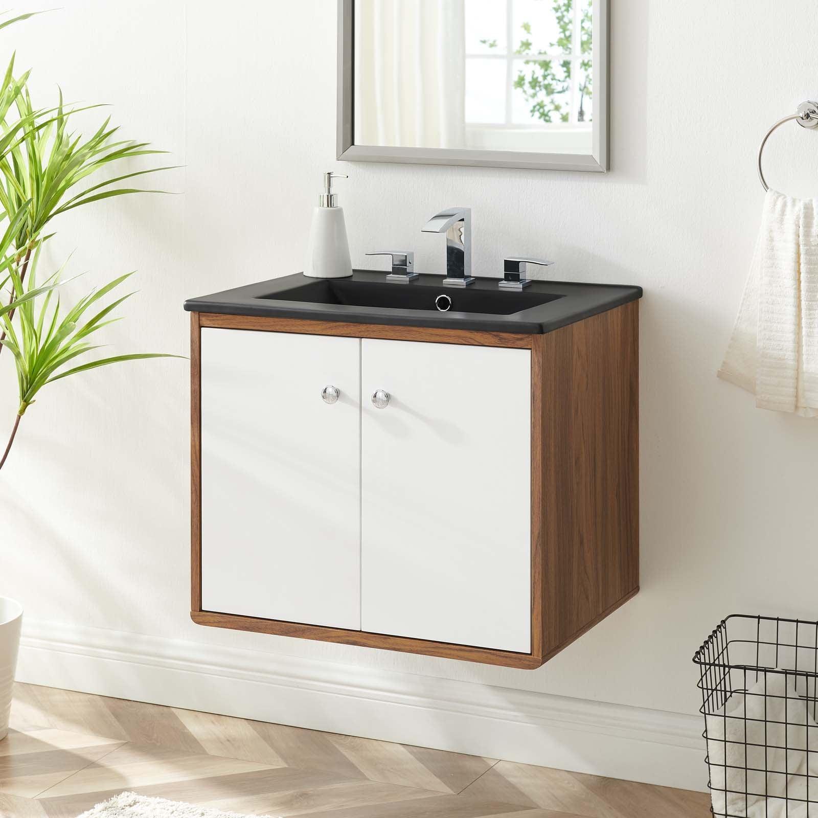 Transmit 24" Wall-Mount Bathroom Vanity, EEI-5362 FredCo