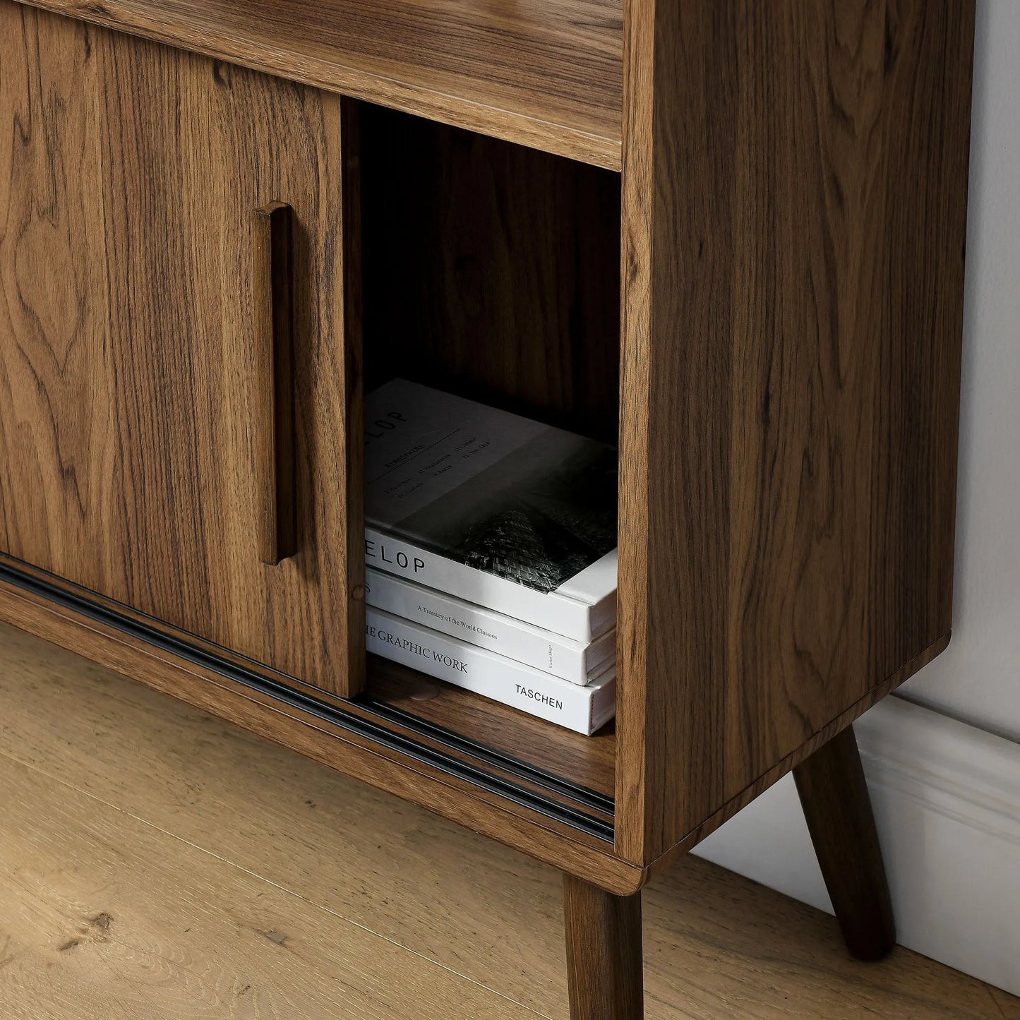 Transmit 45" Bookcase with Sliding Doors by Modway EEI-7193 FredCo