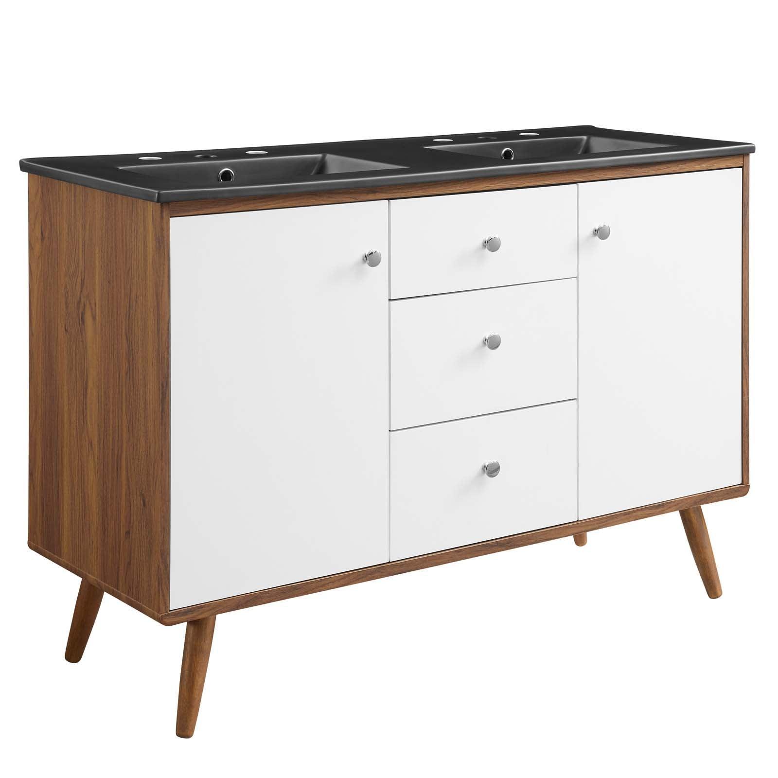 Transmit 48" Double Sink Bathroom Vanity, EEI-5380 FredCo