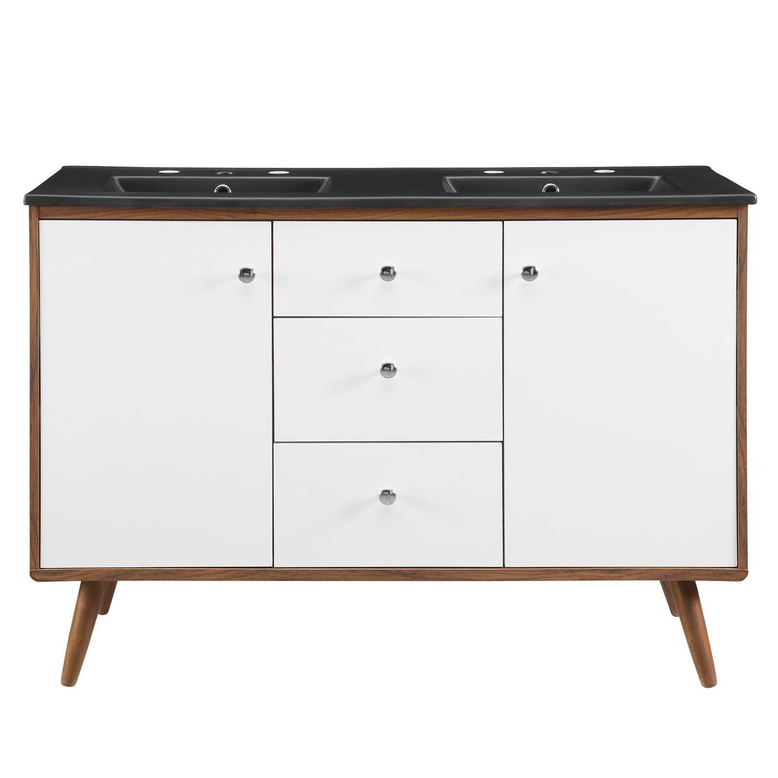 Transmit 48" Double Sink Bathroom Vanity, EEI-5380 FredCo