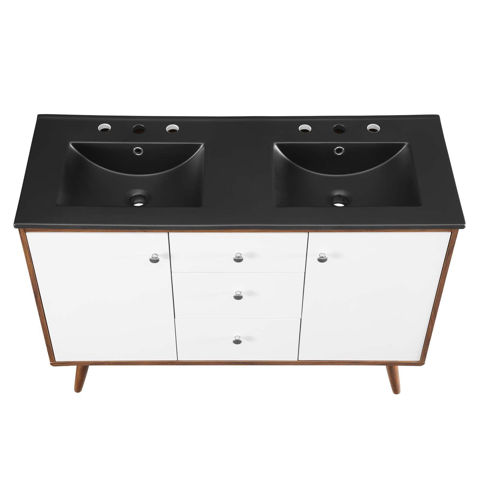 Transmit 48" Double Sink Bathroom Vanity, EEI-5380 FredCo