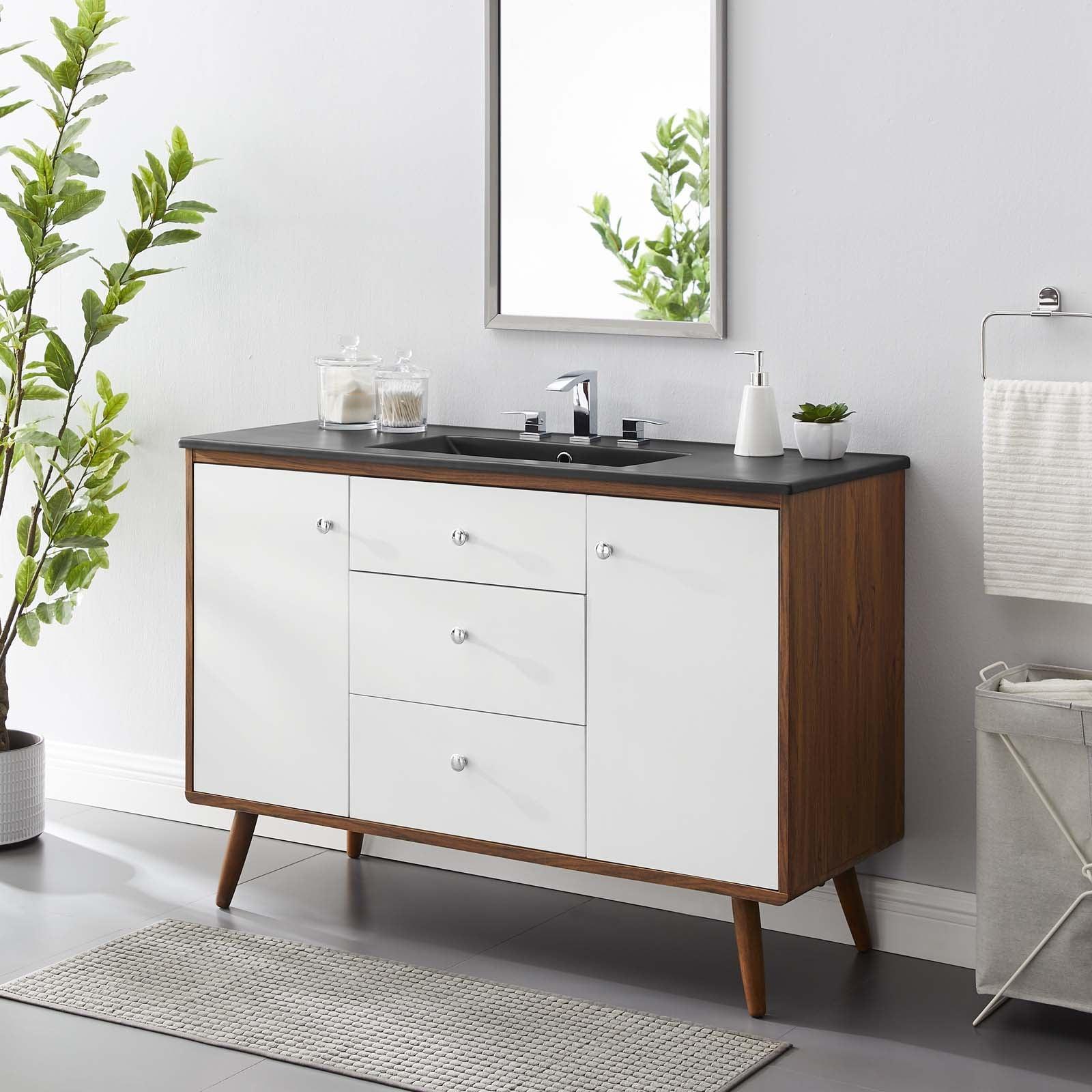 Transmit 48" Single Sink Bathroom Vanity, EEI-5397 FredCo