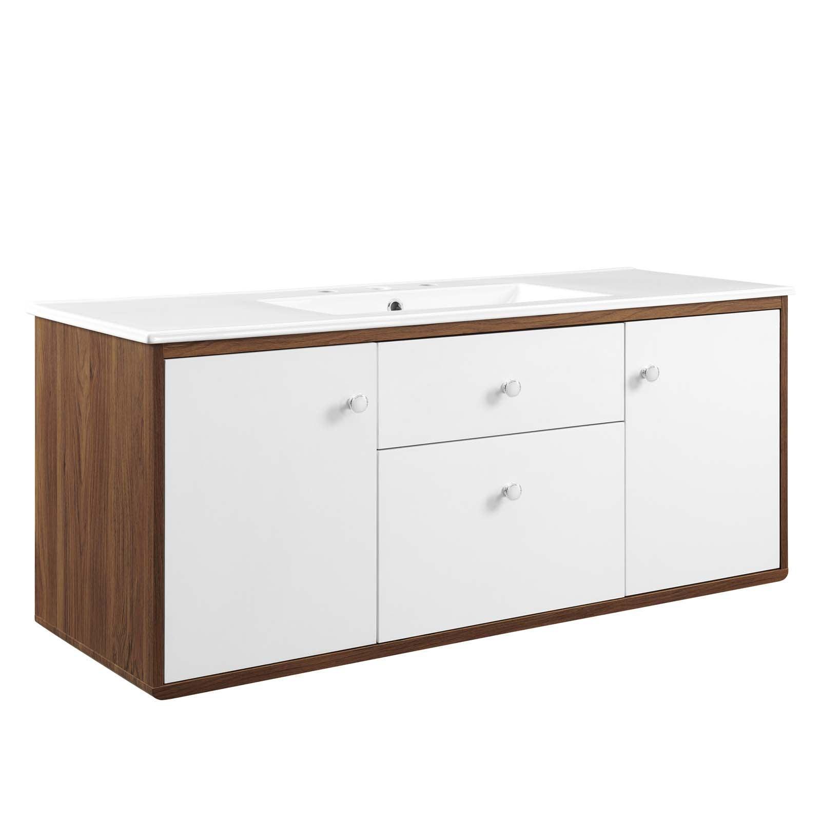Transmit 48" Wall-Mount Bathroom Vanity, EEI-4900 FredCo