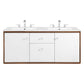 Transmit 48" Wall-Mount Bathroom Vanity, EEI-4901 FredCo