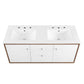 Transmit 48" Wall-Mount Bathroom Vanity, EEI-4901 FredCo