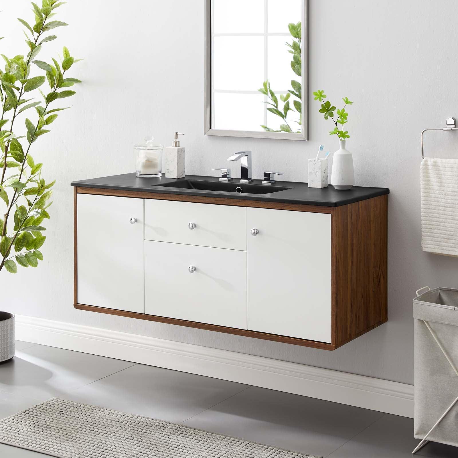 Transmit 48" Wall-Mount Bathroom Vanity, EEI-5399 FredCo