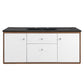 Transmit 48" Wall-Mount Bathroom Vanity, EEI-5399 FredCo