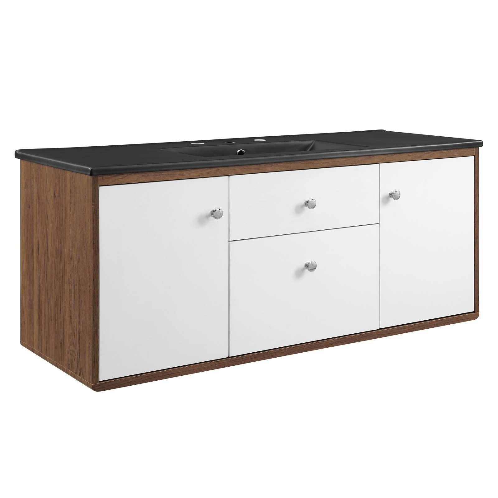 Transmit 48" Wall-Mount Bathroom Vanity, EEI-5399 FredCo