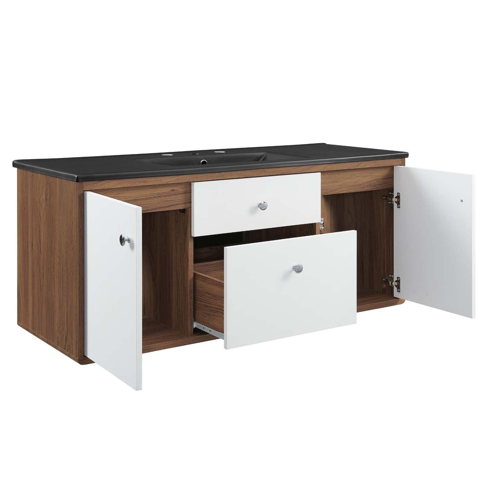 Transmit 48" Wall-Mount Bathroom Vanity, EEI-5399 FredCo