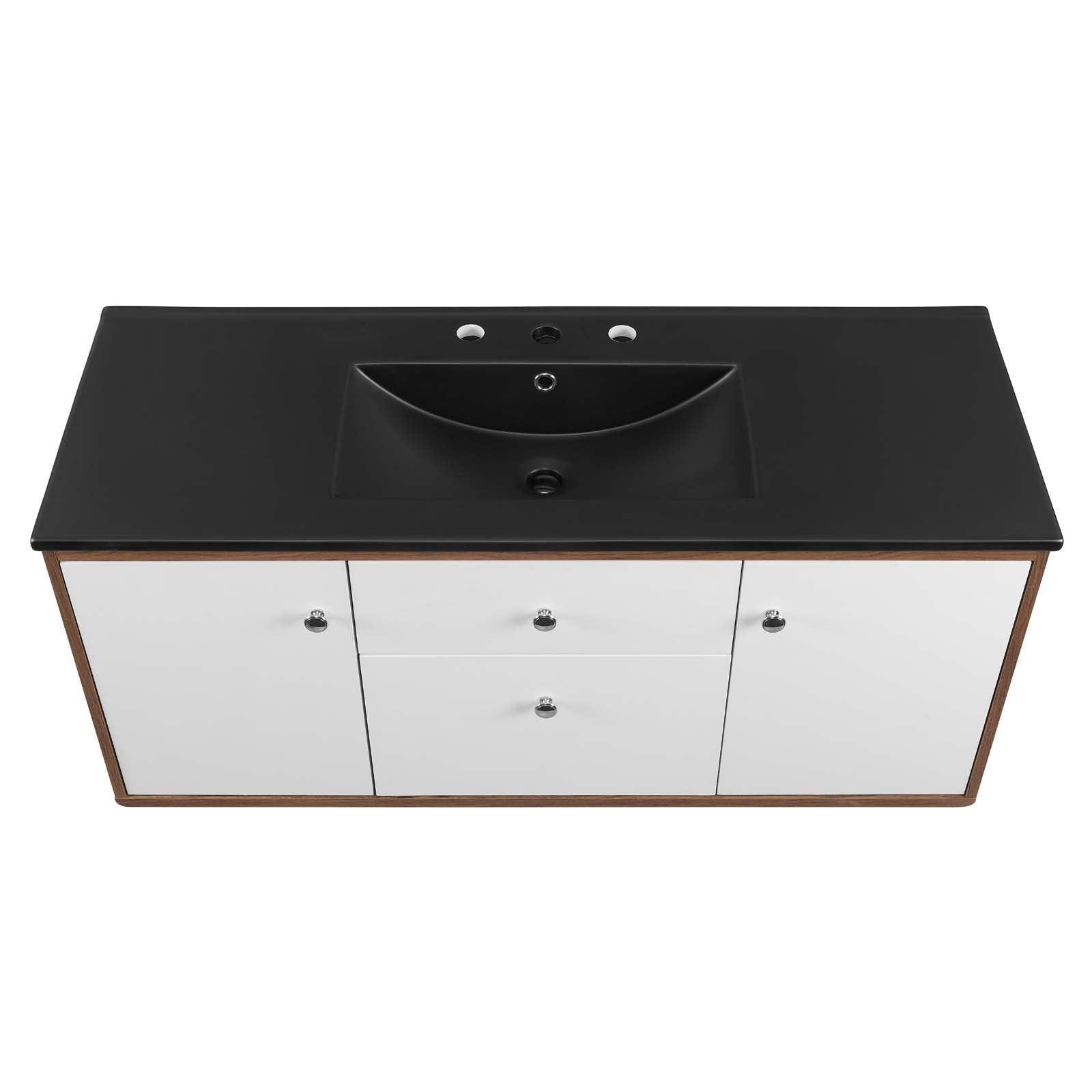 Transmit 48" Wall-Mount Bathroom Vanity, EEI-5399 FredCo