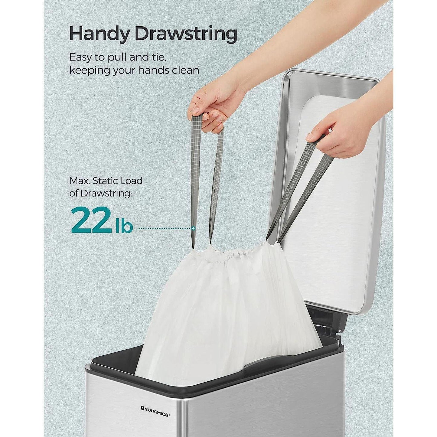 Trash Bags for 12-14.5 Gallon Trash Cans 120 Coun FredCo