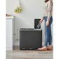 Trash Can with 3 Compartments Black FredCo