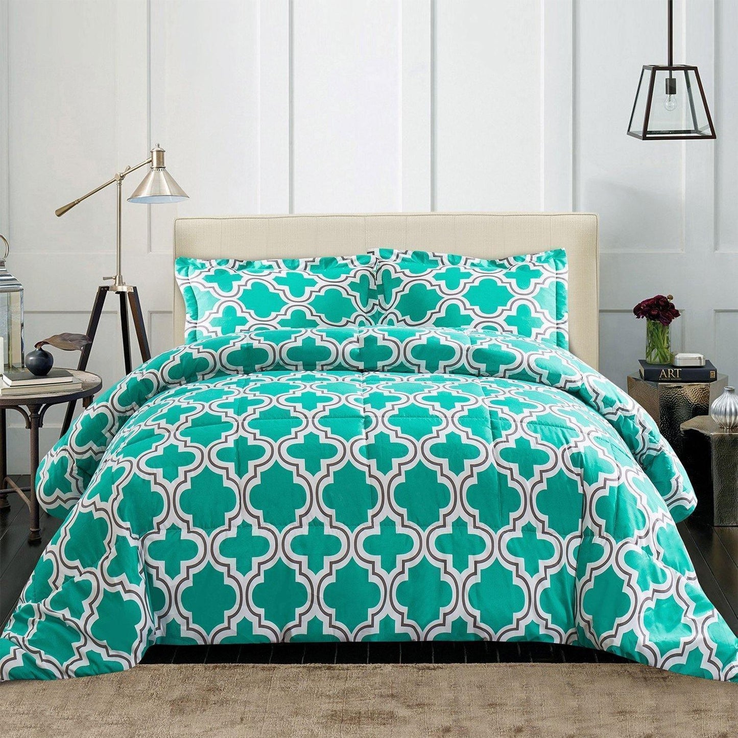 Trellis Geometric Comforter Set FredCo