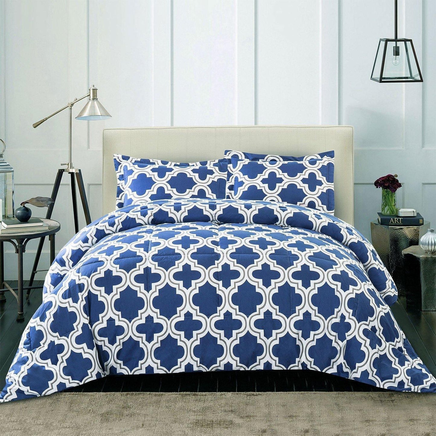 Trellis Geometric Comforter Set FredCo