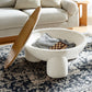 Tridome Round Boucle Upholstered Storage Coffee Table by Modway FredCo