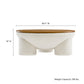 Tridome Round Boucle Upholstered Storage Coffee Table by Modway FredCo