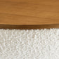 Tridome Round Boucle Upholstered Storage Coffee Table by Modway FredCo