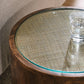 Truett Round Wood Rattan Side Table by Modway FredCo