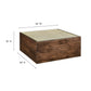 Truett Square Wood Rattan Coffee Table by Modway FredCo
