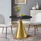 Tupelo 36" Artificial Marble Dining Table, EEI-5329 FredCo