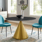 Tupelo 47" Artificial Marble Dining Table, EEI-5346 FredCo