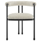 Turin Curved Back Boucle and Metal Dining Accent Chair by Modway EEI-7225 FredCo