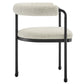 Turin Curved Back Boucle and Metal Dining Accent Chair by Modway EEI-7225 FredCo
