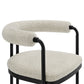 Turin Curved Back Boucle and Metal Dining Accent Chair by Modway EEI-7225 FredCo