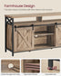 TV Stand for 65 Inch TV Camel Brown and Black FredCo