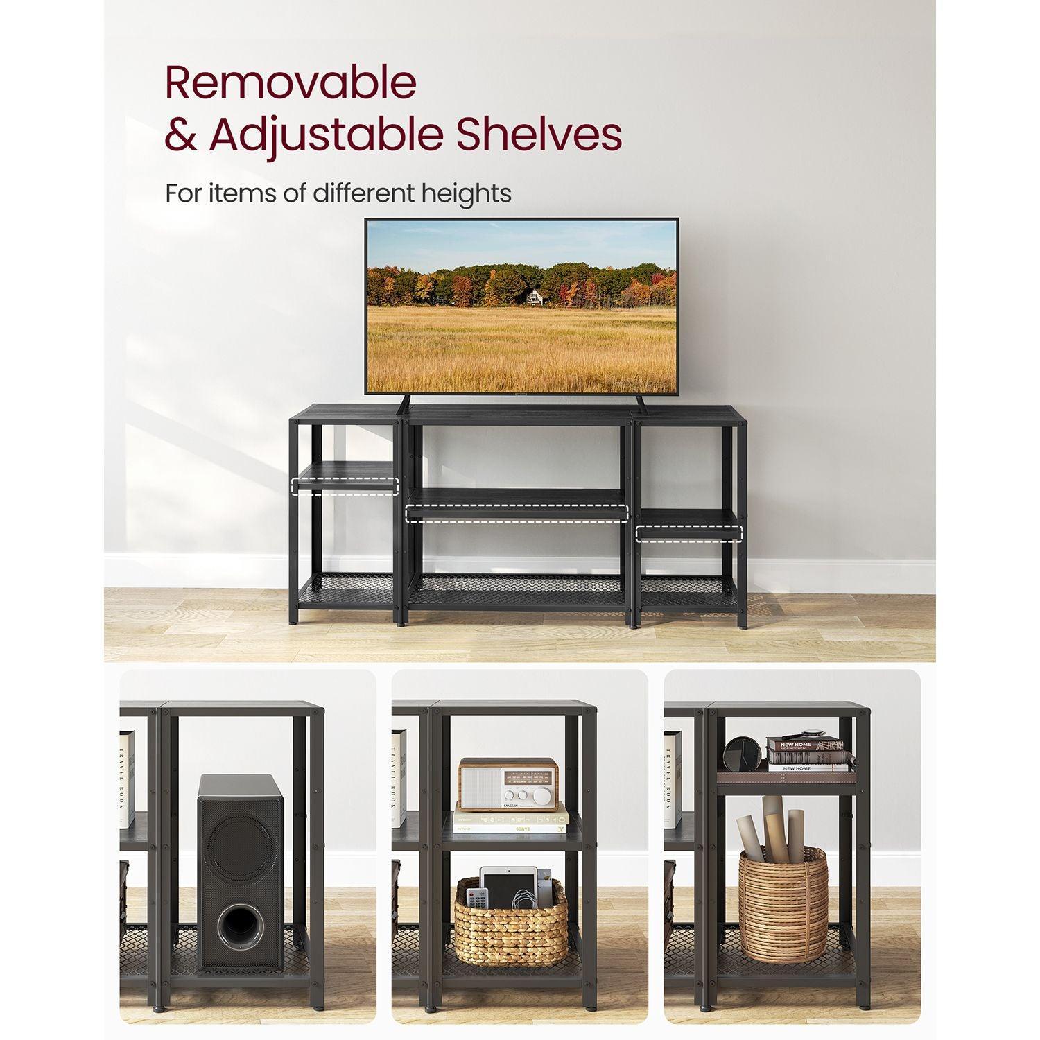 TV Stand for 65 Inches TVs Black FredCo