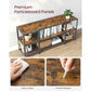 TV Stand for 65 Inches TVs Rustic Brown and Black FredCo