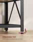 TV Stand for TVs Up to 70'' Turquoise Brown and Black FredCo