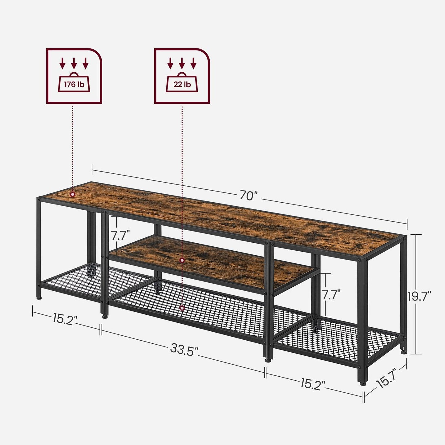 TV Stand for TVs up to 75 Inches FredCo