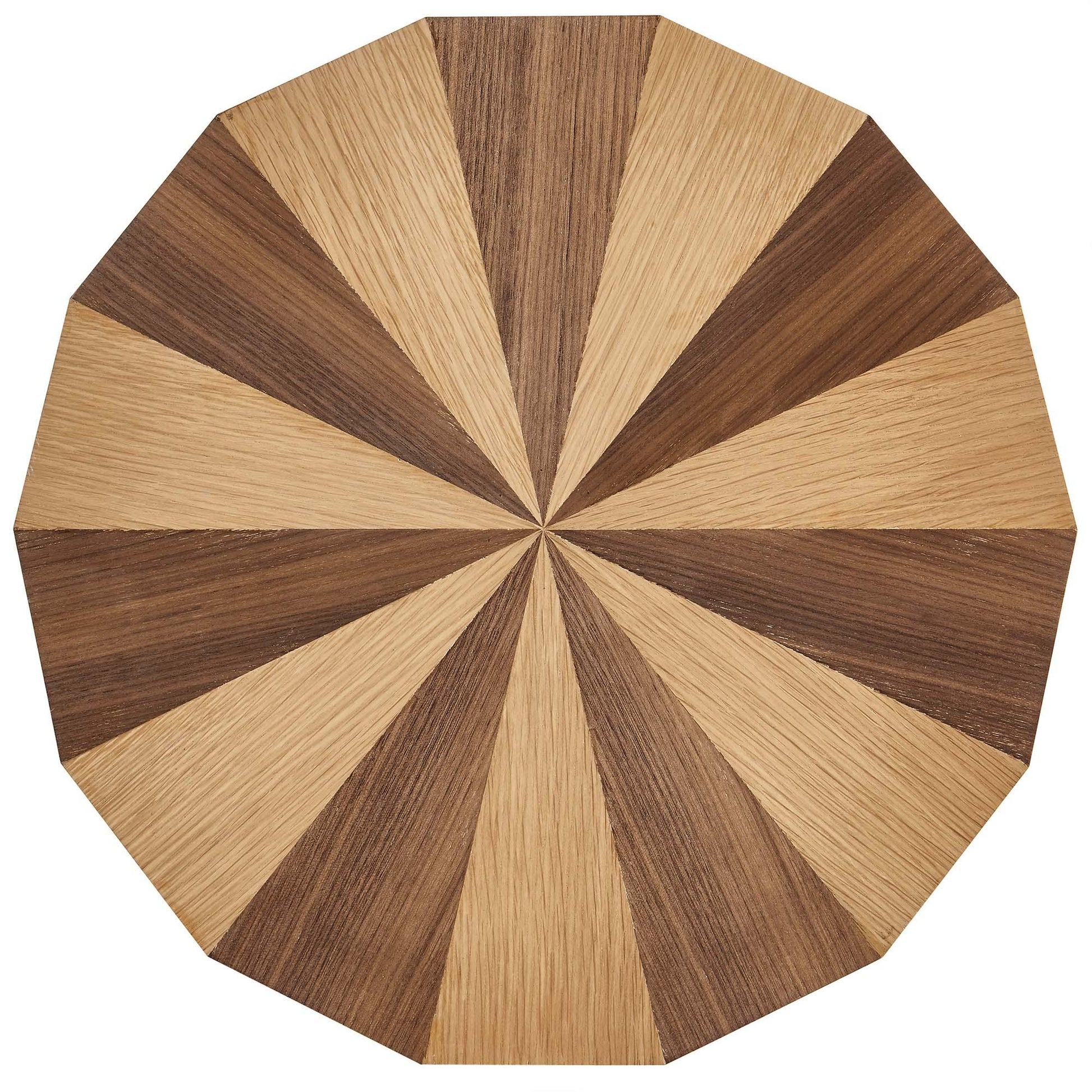 Twirl Two-Toned Wood Veneer Side Table by Modway FredCo