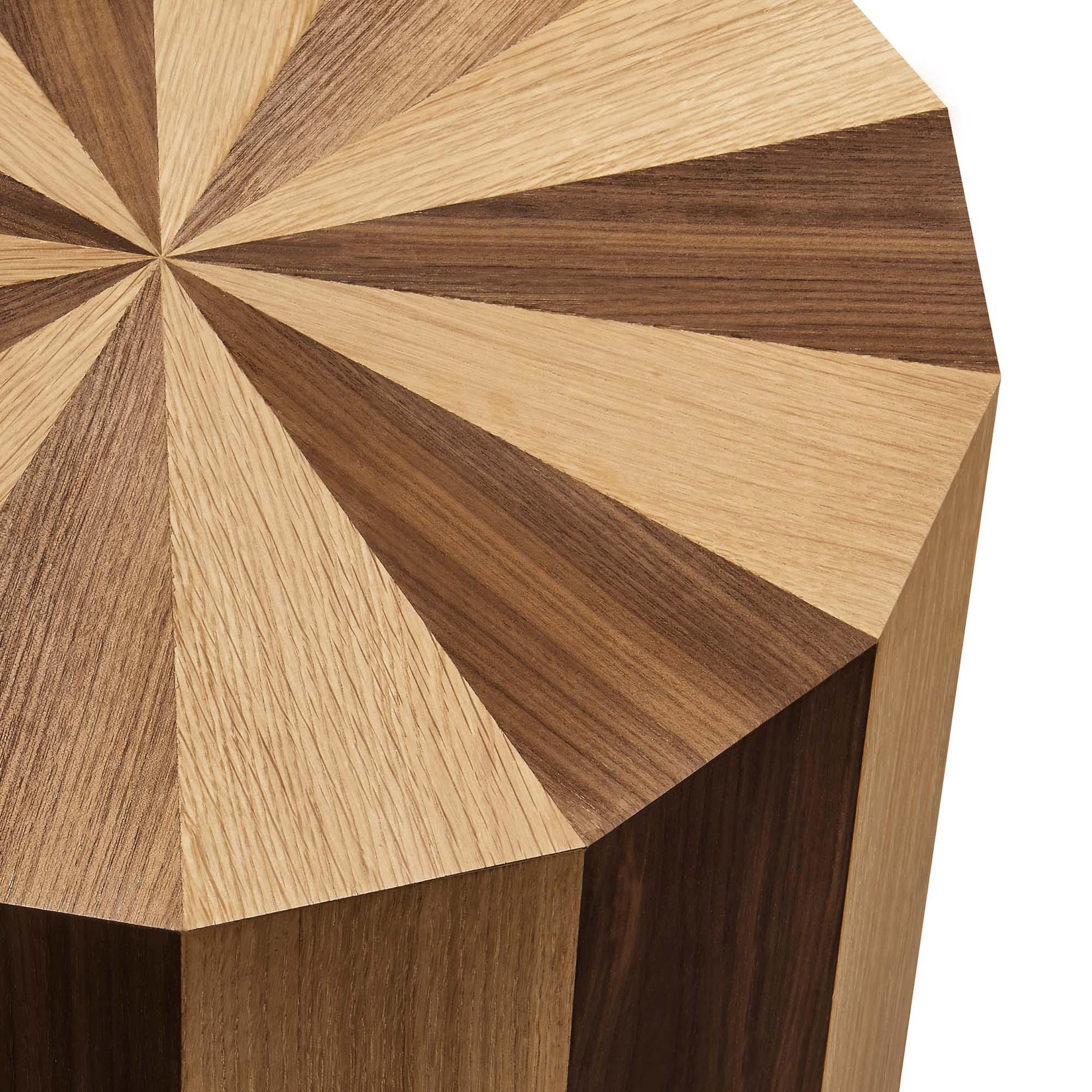 Twirl Two-Toned Wood Veneer Side Table by Modway FredCo