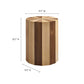 Twirl Two-Toned Wood Veneer Side Table by Modway FredCo
