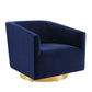 Twist Accent Lounge Performance Velvet Swivel Chair, EEI-4626 FredCo