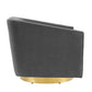 Twist Accent Lounge Performance Velvet Swivel Chair, EEI-4626 FredCo