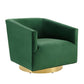 Twist Accent Lounge Performance Velvet Swivel Chair, EEI-4626 FredCo