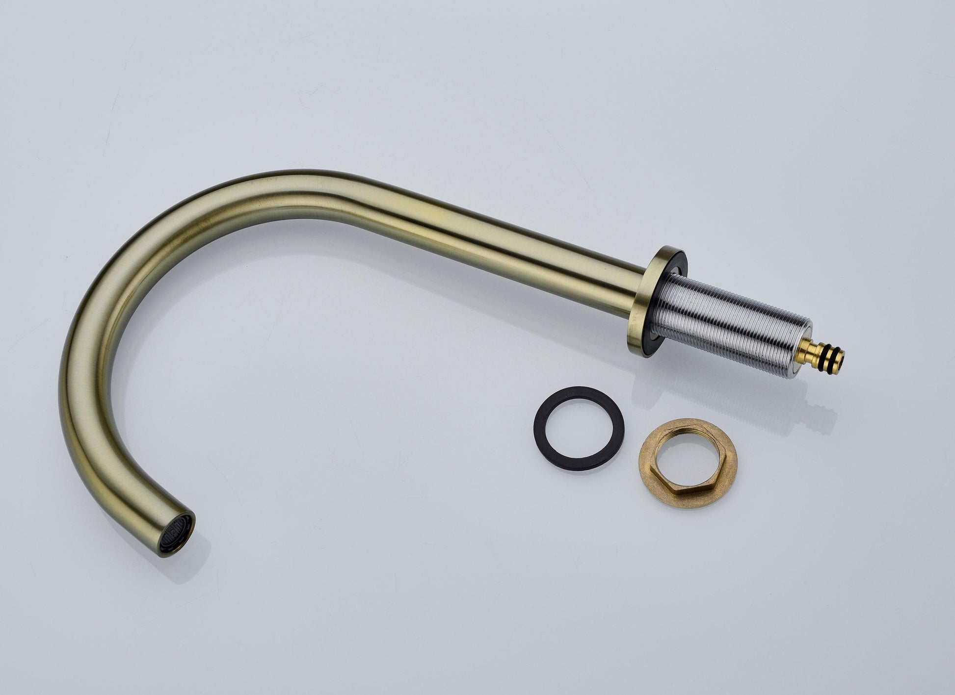 Two Handle High Arc Widespread Bathroom Sink Faucet 3 Hole FredCo