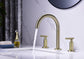 Two Handle High Arc Widespread Bathroom Sink Faucet 3 Hole FredCo