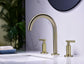 Two Handle High Arc Widespread Bathroom Sink Faucet 3 Hole FredCo