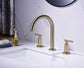 Two Handle High Arc Widespread Bathroom Sink Faucet 3 Hole FredCo